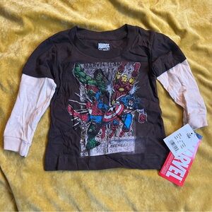 Marvel Avengers graphic long sleeve tee size 12 months